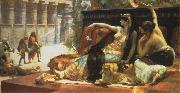 Alexandre Cabanel Cleopatra Testing Poison on Those Condemned to Die. oil
